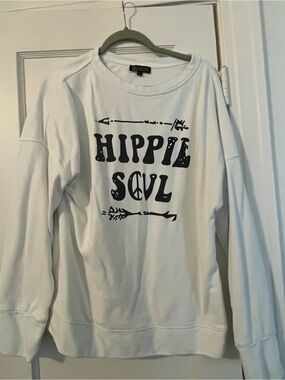 Zele White Crewneck T-Shirt with Black Graphic